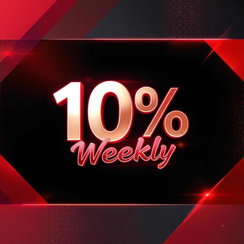 Cashback: 10% Weekly Cashback: 10% Weekly